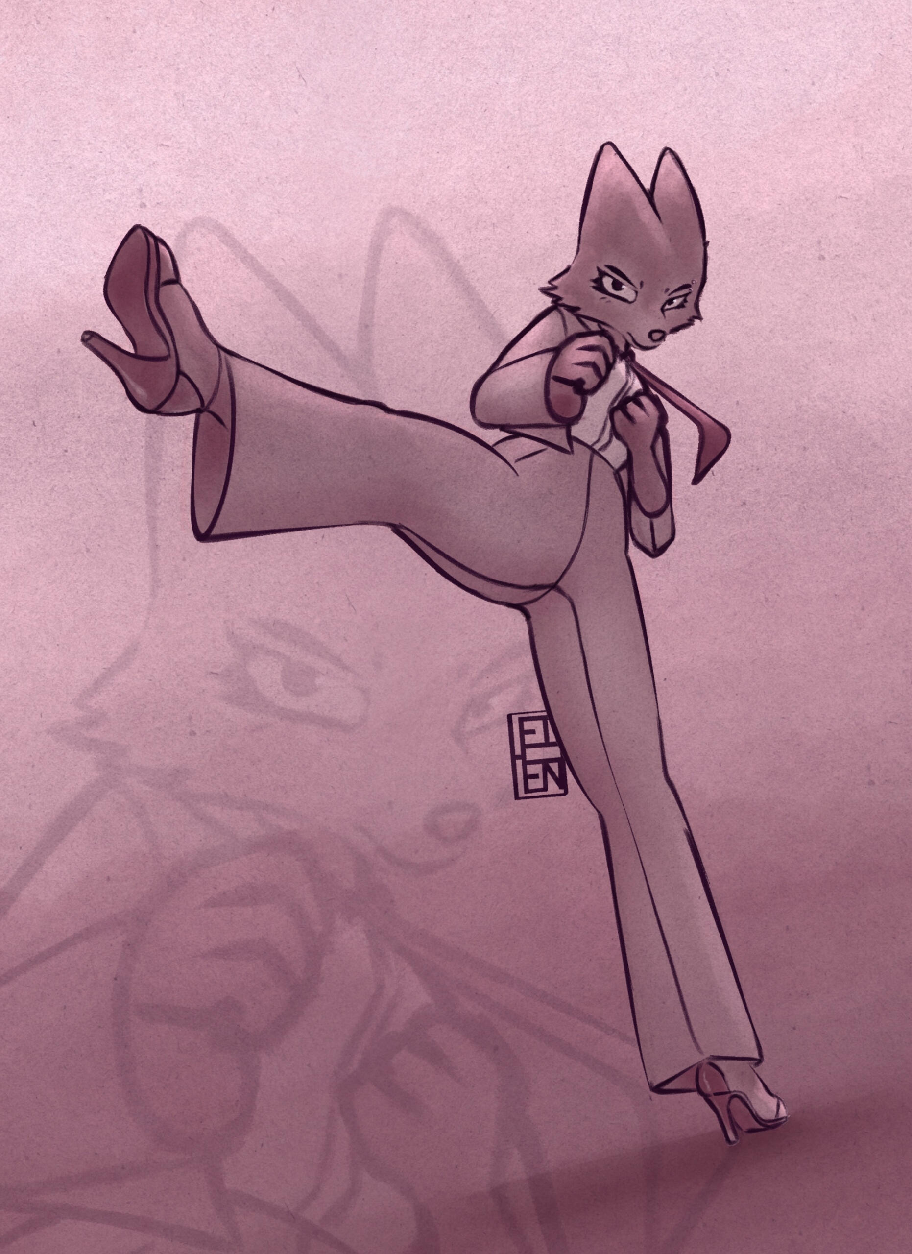 Diane Foxington Fanart